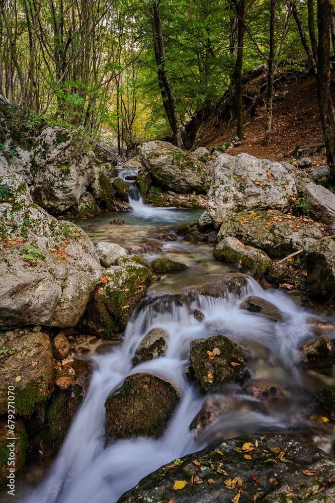 Waterfalls in the forest