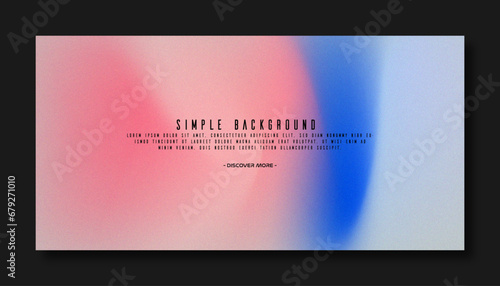 Modern trendy grainy gradient background, colorful abstract gradient.Soft gradient backdrop with place for text. Futuristic design for banner, poster, cover, flyer, presentation, landing page