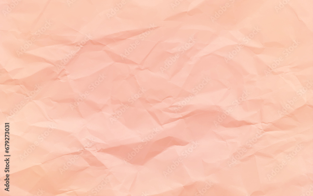 Fototapeta premium Brown creased paper background texture. Crumpled paper texture background