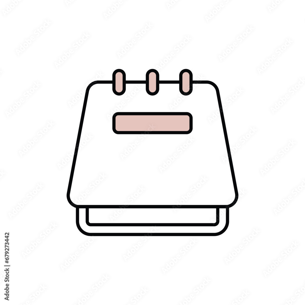 Notepad Icon Vector Design Template Notepad Icon Vector Design Template