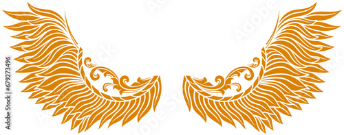 Eagle wings vector design
