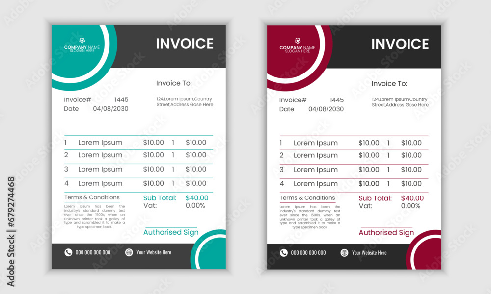 Creative modern minimal vector business invoice template .Business stationery design payment agreement design template.
Creative modern minimal vector business invoice template .Business stationery design payment agreement design template.