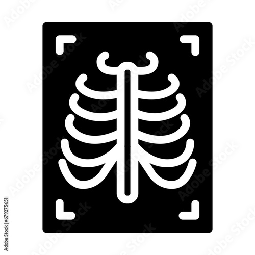 X-Ray Glyph Icon