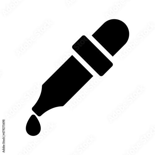 Eye Dropper Glyph Icon