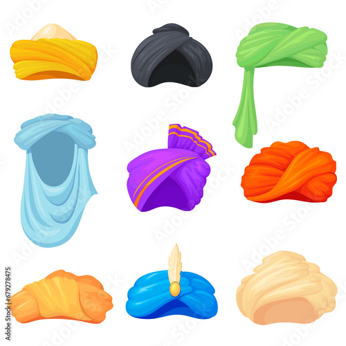 Fotografie Arabic turban set