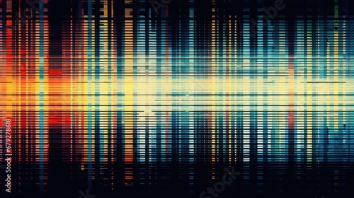 Seamless retro spectrum speed effect background. Colorful vintage color striped glitch backdrop	