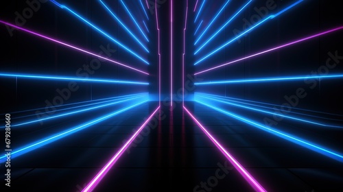 Abstract neon light arrows background, Advertising banner, Disco Advertising, Smartphone wallpapers