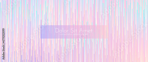 Minimalist abstract geometry background with glowing and gradient color lines. Pixel sorting glitch style design for banners and advertising. EPS 10 illustration.