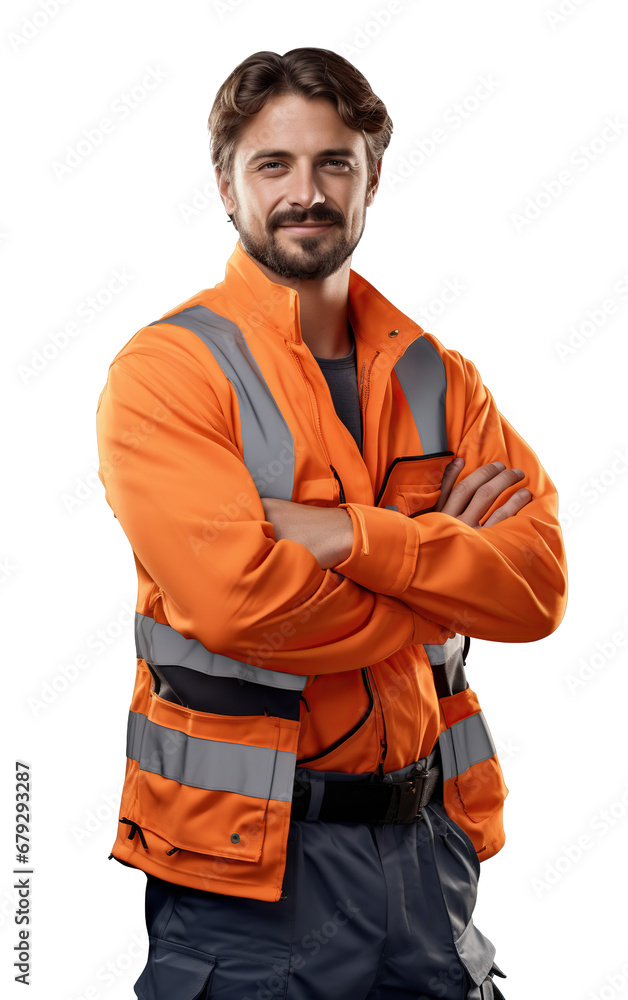worker, Construction site manager, Isolated on a transparent background. worker, Construction site manager, Isolated on a transparent background.