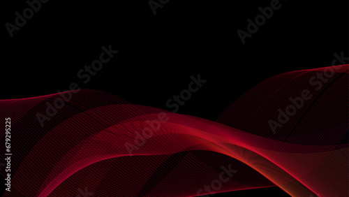 Abstract red waves background Vector abstract red background wave design