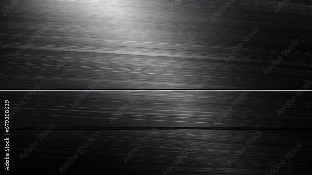 Black dark gray brushed metal, polished aluminum steel grunge texture background. Generative AI Black dark gray brushed metal, polished aluminum steel grunge texture background. Generative AI