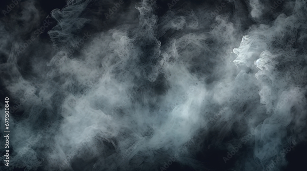 Fototapeta premium Black watercolor background. Generative AI