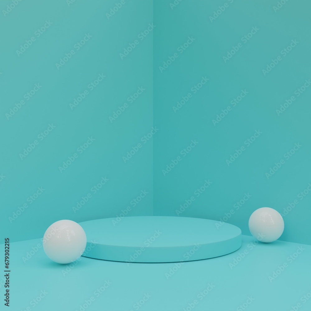 Blue Abstract modern vector rendering 3d shape for products display presentation Blue Abstract modern vector rendering 3d shape for products display presentation