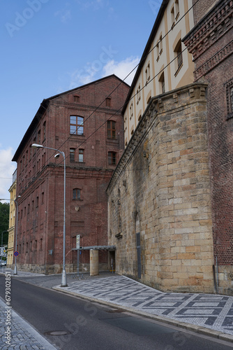 Hradec Kralove, Czech Republic - July 22, 2023 - the former Municipal Brewery in the middle of summer   photo
