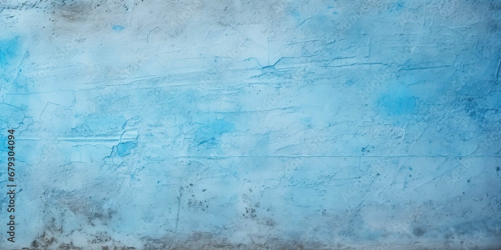 Retro grunge background with blue concrete wall texture