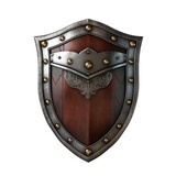 shield isolated on transparent background, png