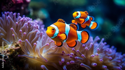 clown fish on the seabed. © Yahor Shylau 