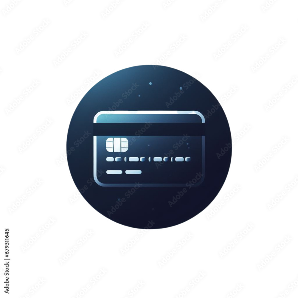 sleek 3d credit card icon sleek 3d credit card icon