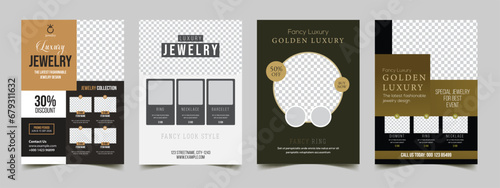 jewelry flyer design layout  