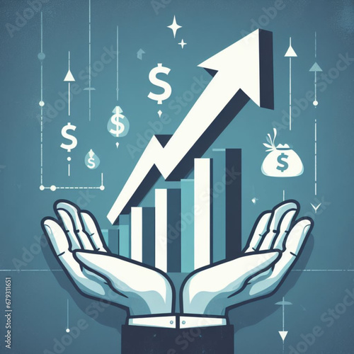 arrow up icon symbolizing profit and success