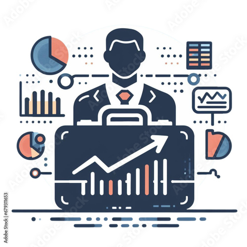 professional businessman icon