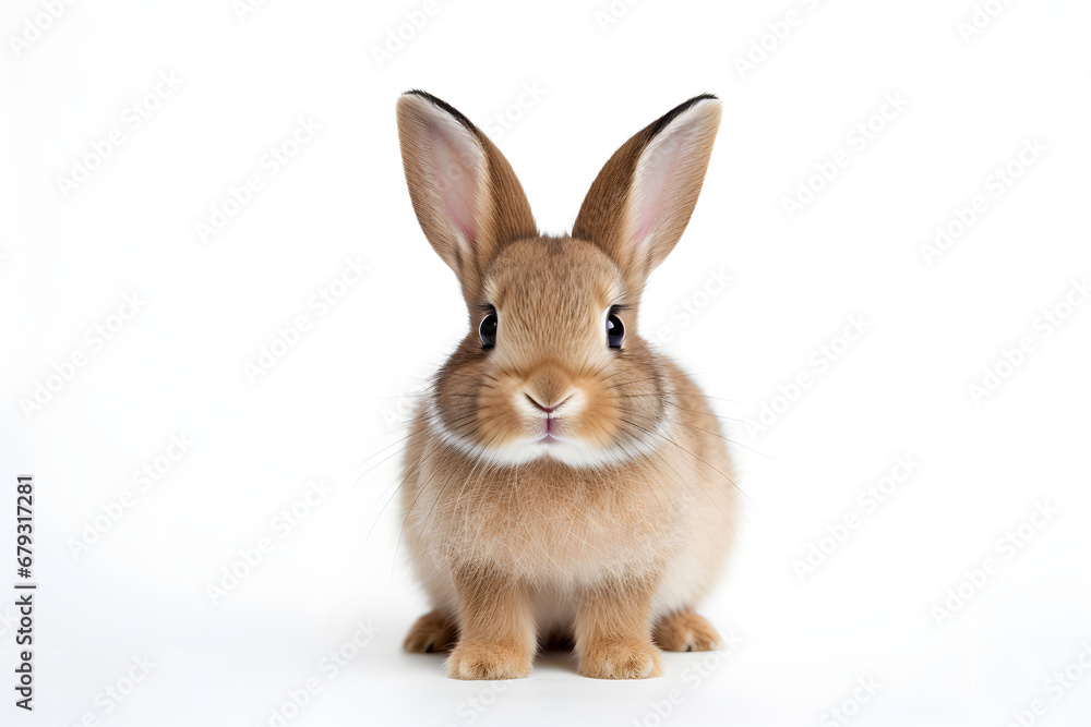 Rabbit isolated on white background. Rabbit isolated on white background.