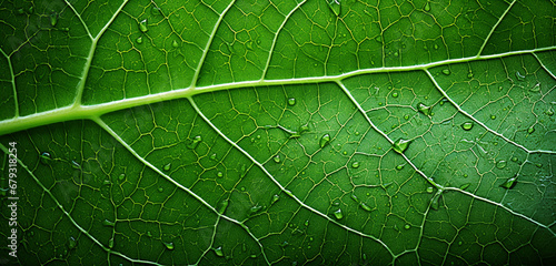 green leaf macro