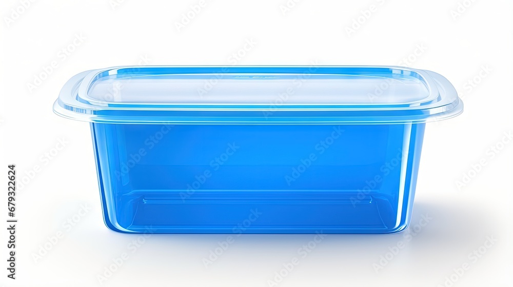 Plastic container on white background.Clipping Path Plastic container on white background.Clipping Path