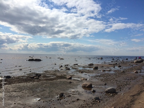 Villages of Repino and Komarovo. Beautiful sandy beaches on the shore of the Gulf of Finland