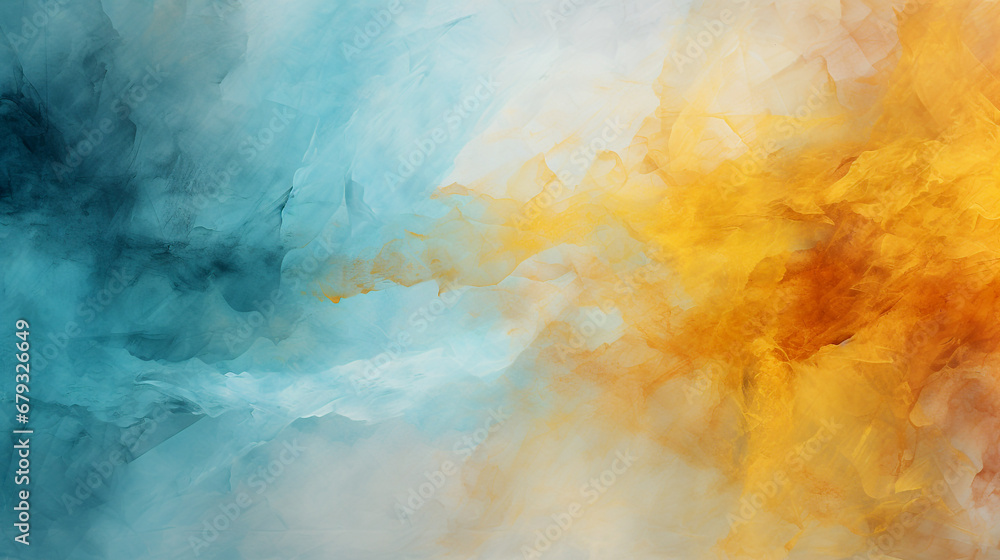 Soft blue yellow abstract background