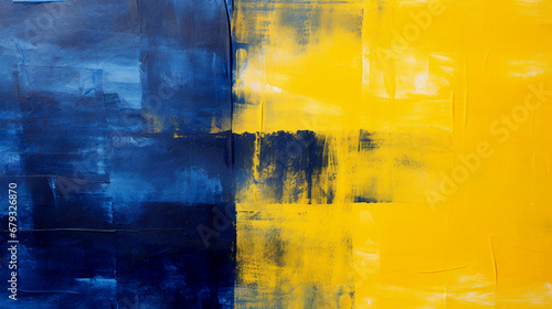 Wallpaper Mural Vibrant Blue Yellow Abstract background Torontodigital.ca