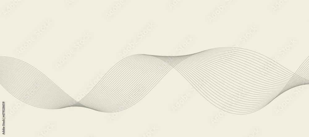 Abstract wave element for design. Digital frequency track equalizer. Stylized line art background. Vector illustration. Wave with lines created using the blend tool. Curved wavy line, smooth stripe. Abstract wave element for design. Digital frequency track equalizer. Stylized line art background. Vector illustration. Wave with lines created using the blend tool. Curved wavy line, smooth stripe.