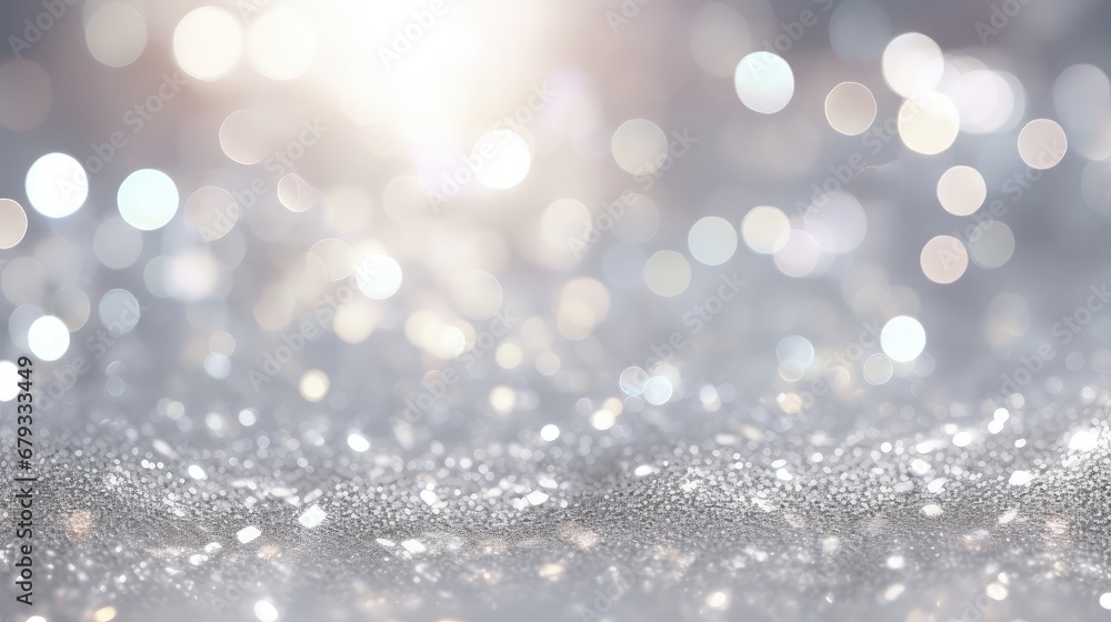 Silver glitter seamless background Silver glitter seamless background