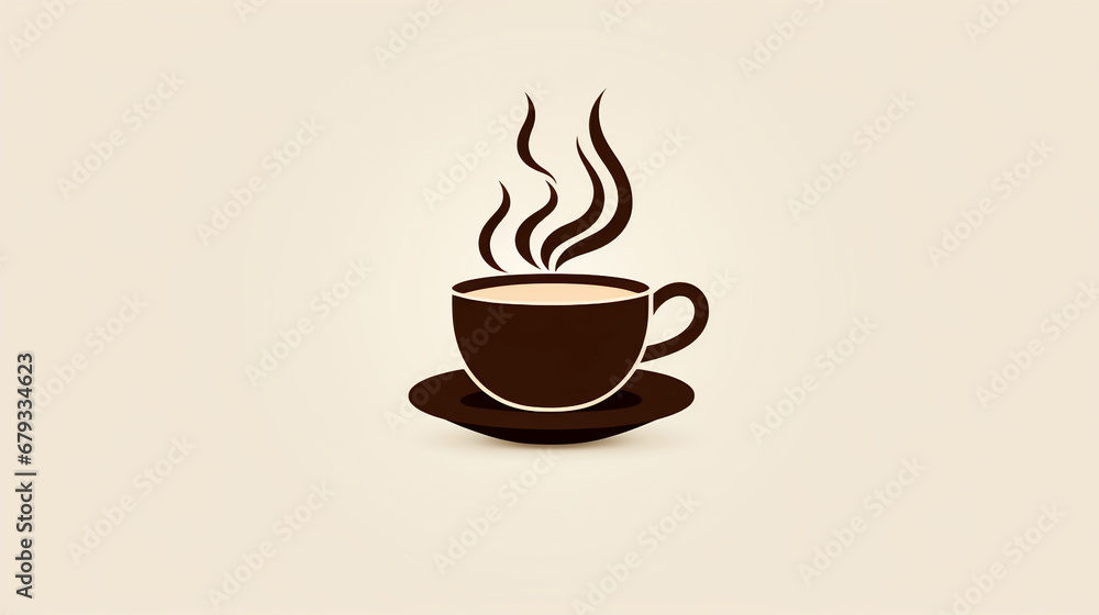 Obraz premium Contemporary Brand coffee Logo