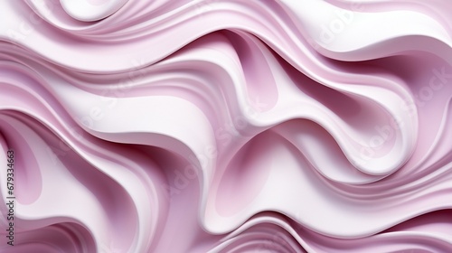 Gentle Waves of Creamy Pink Silk Flow in a Graceful Abstract Softness of Elegance