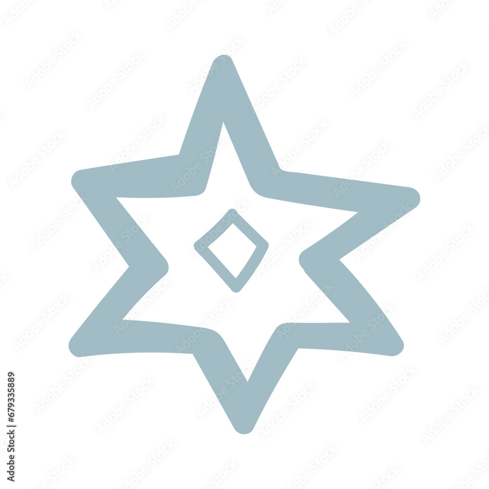 Six Pointed Star Or Snowflake