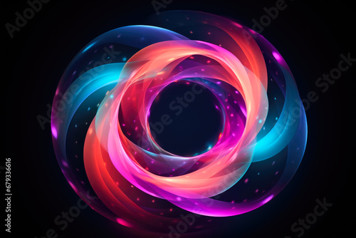 Ethereal Spirals: A Dynamic Connection