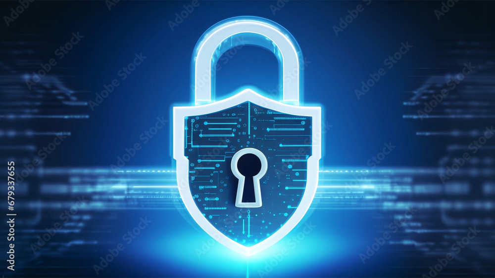 cyber security technology background - Generative AI cyber security technology background - Generative AI