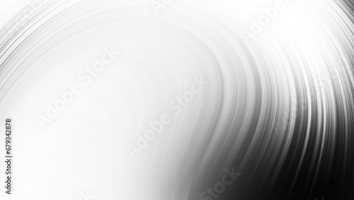 Abstract white and gray color, modern design stripes background with geometric round shape © othersidevision