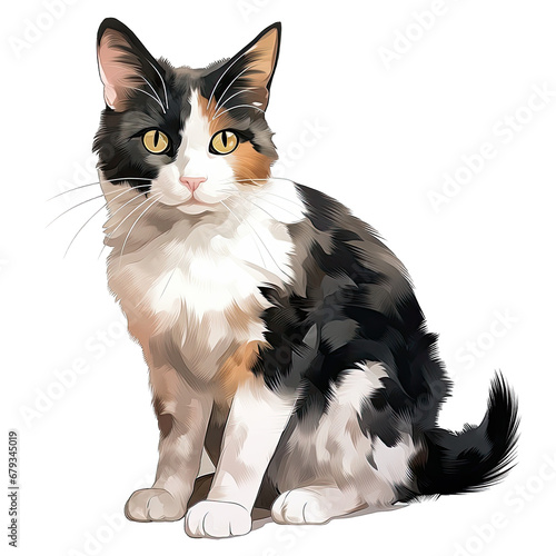 Japanese Bobtail cat png