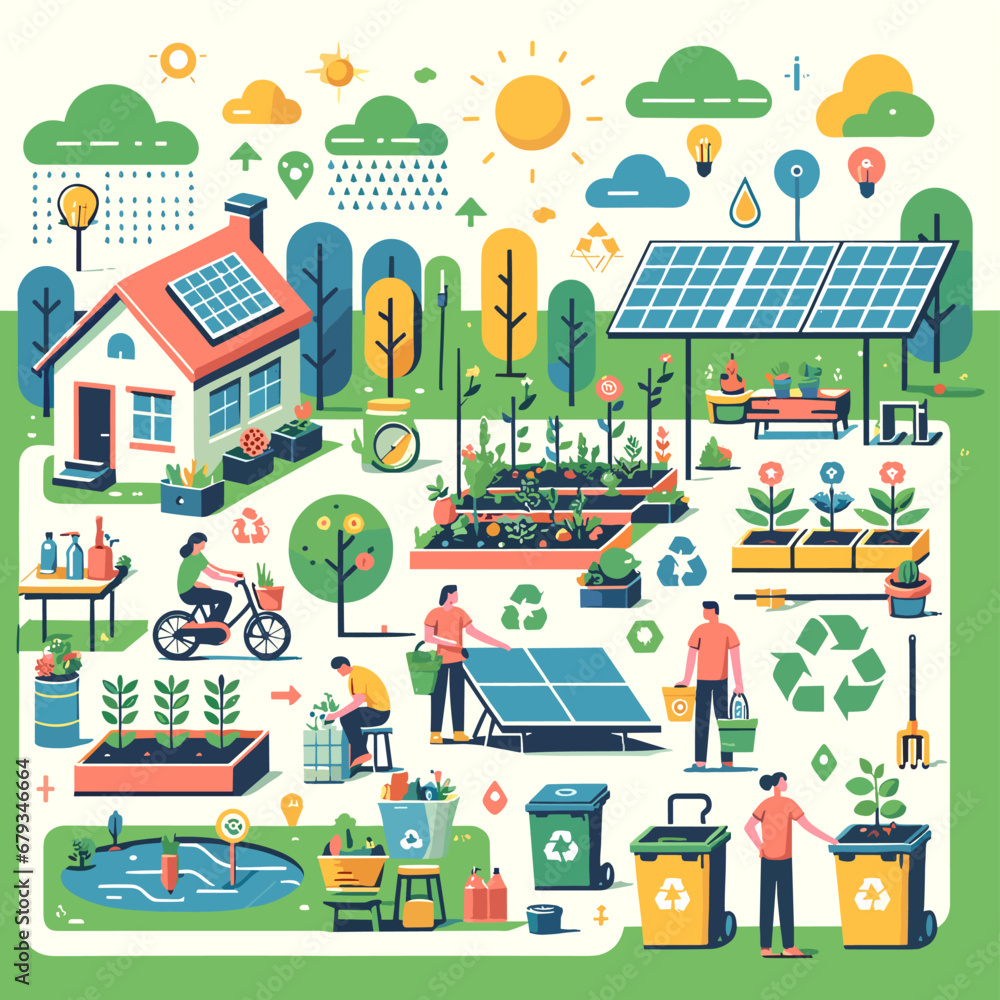 Eco-Active Community: Sustainable Living and Green Energy