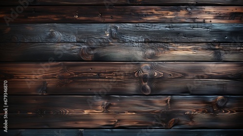 Design of dark wood background AI generated illustration