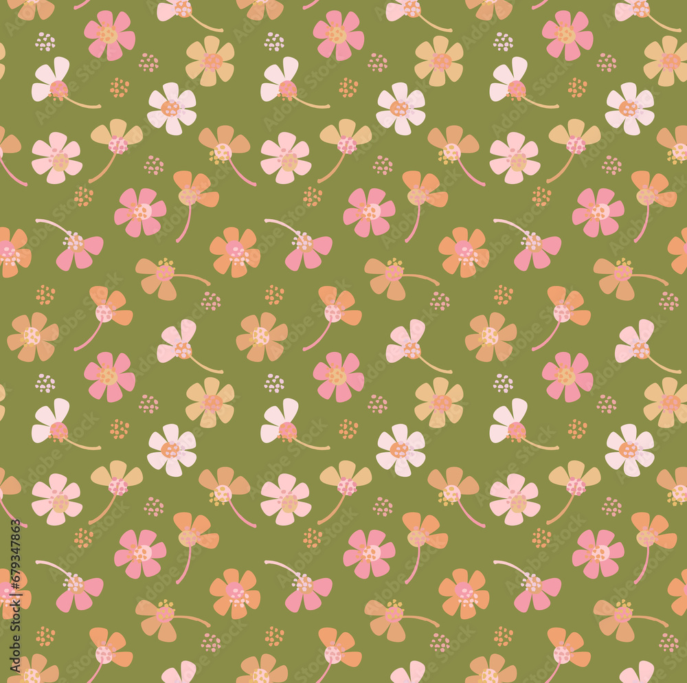 Daisy Seamless Pattern Floral Coordinate Daisy Seamless Pattern Floral Coordinate