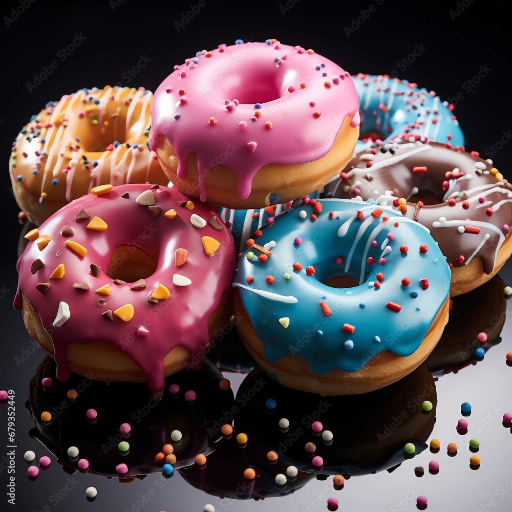 donut with sprinkles on top