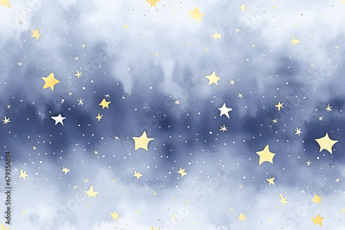 Seamless pattern texture of stars background
