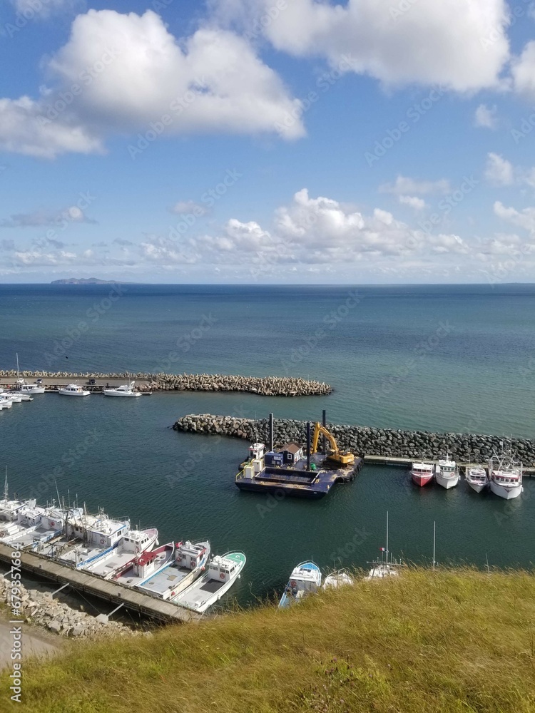 Harbour dock view, Quebec