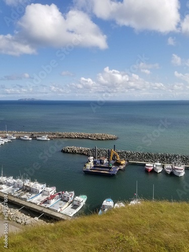 Harbour dock view, Quebec