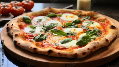 Margherita Pizza with Fresh Basil