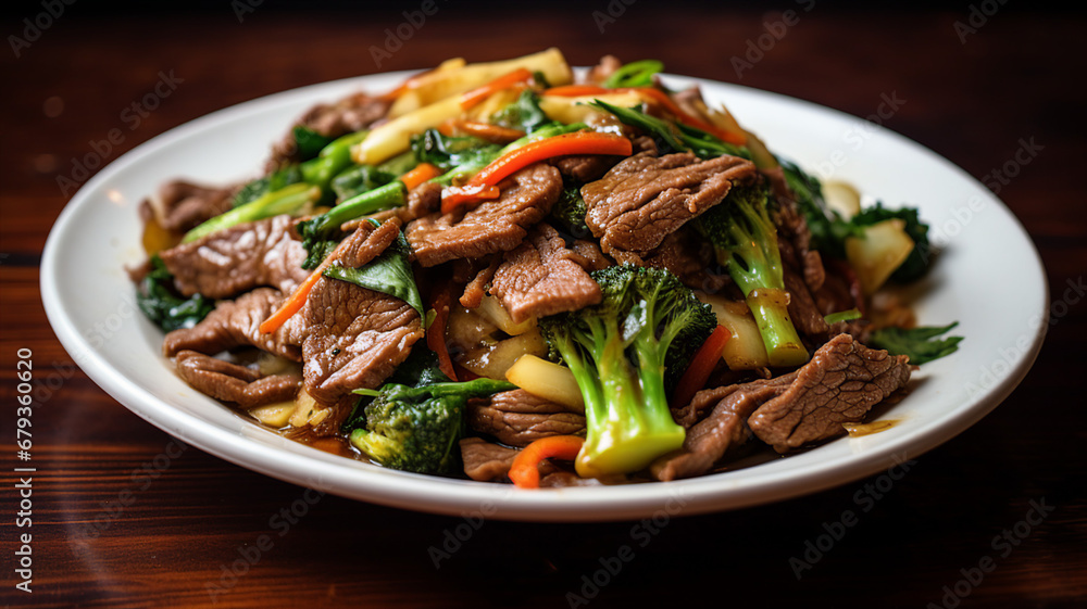 Classic Beef and Vegetable Stir-Fry with Soy Sauce Classic Beef and Vegetable Stir-Fry with Soy Sauce