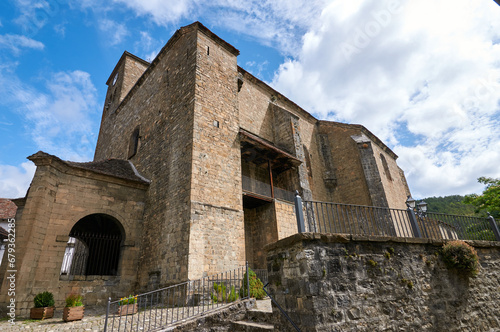 San Pedro church, Anso, Huesca, Spain